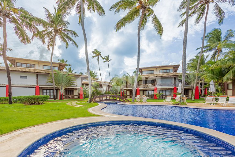 Great beachfront apartment with 2 suites in Praia do Forte