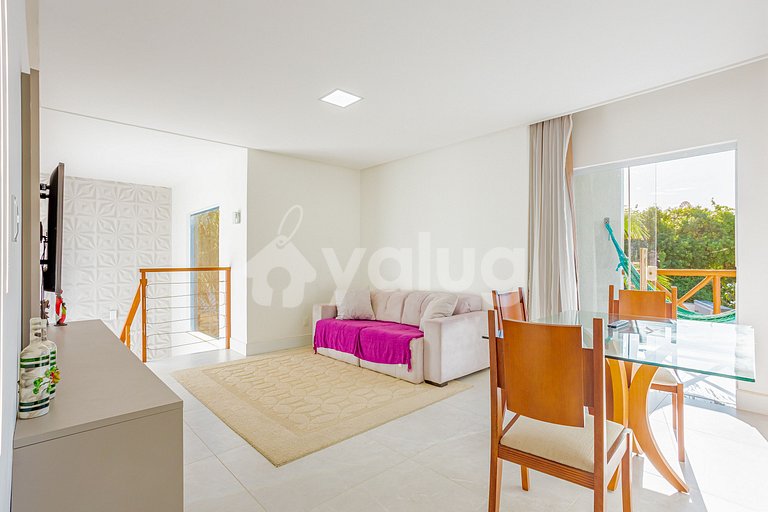 Ótima Casa com Piscina a 600m da Praia - Barra do Jacuípe