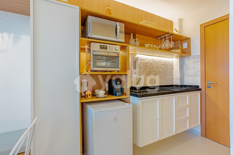 Excellent Sea View Studio 250m from Itapuã Beach