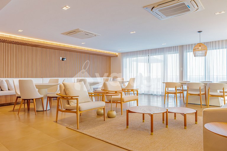 Excellent Sea View Studio 250m from Itapuã Beach