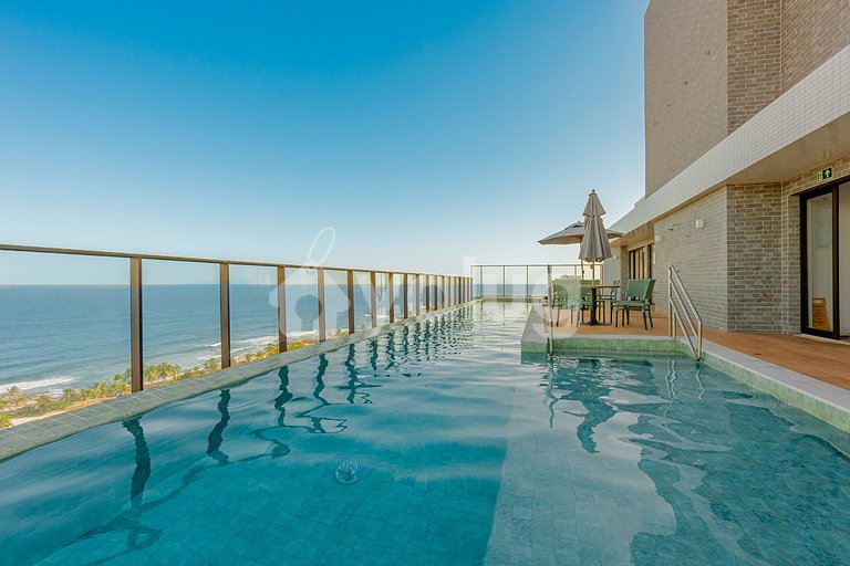 Excelente Estúdio Vista-Mar a 250m da Praia de Itapuã