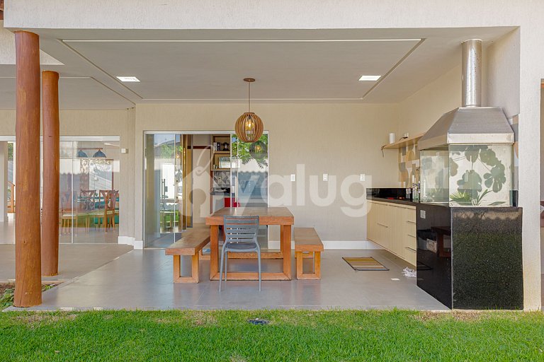 Ótima Casa com Piscina a 600m da Praia - Barra do Jacuípe