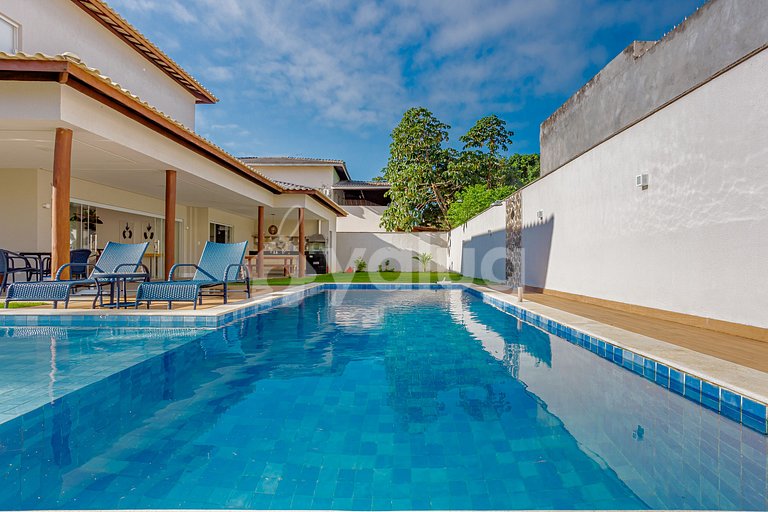 Ótima Casa com Piscina a 600m da Praia - Barra do Jacuípe