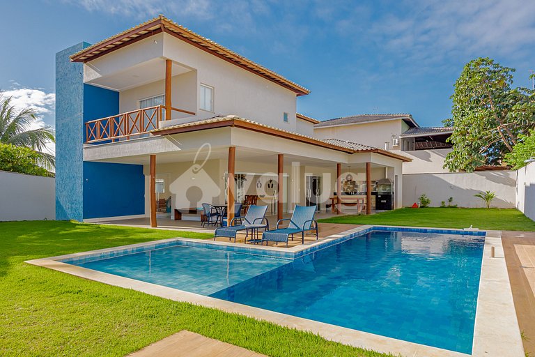 Ótima Casa com Piscina a 600m da Praia - Barra do Jacuípe