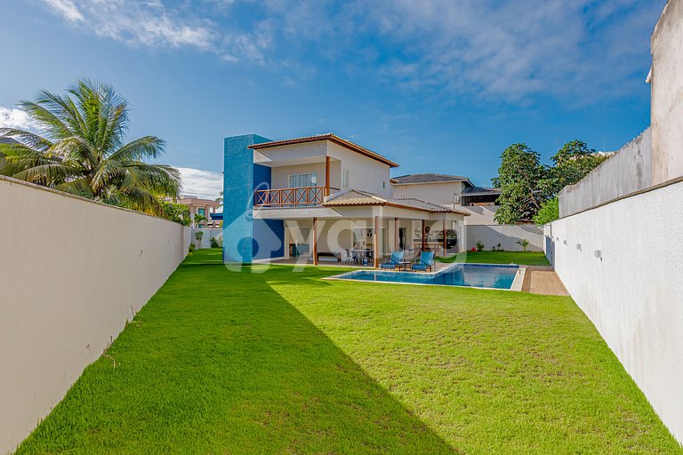 Ótima Casa com Piscina a 600m da Praia - Barra do Jacuípe