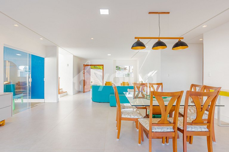 Gran casa con piscina a 600m de la playa - Barra do Jacuípe
