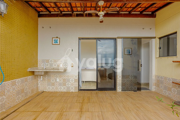 Excelente Duplex Vista-Mar a 200m da Praia - Rio Vermelho