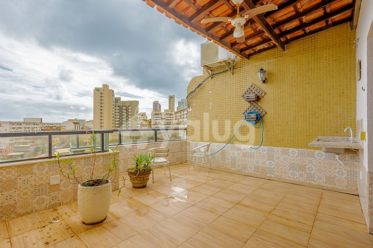 Excelente Duplex Vista-Mar a 200m da Praia - Rio Vermelho