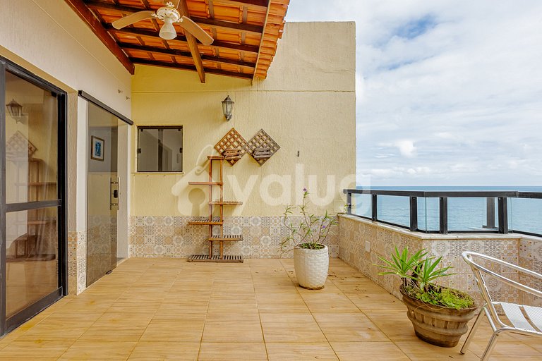 Excelente Duplex Vista-Mar a 200m da Praia - Rio Vermelho