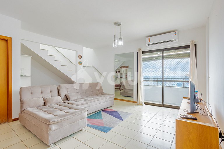 Excelente Duplex Vista-Mar a 200m da Praia - Rio Vermelho