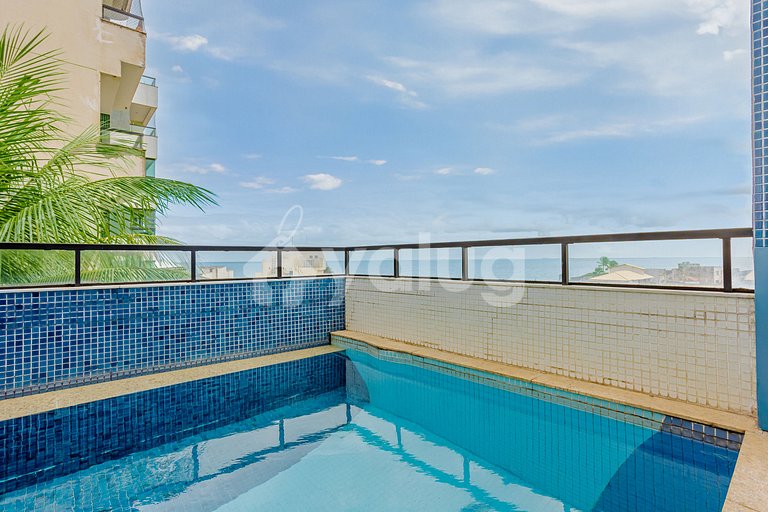 Excelente Duplex Vista-Mar a 200m da Praia - Rio Vermelho
