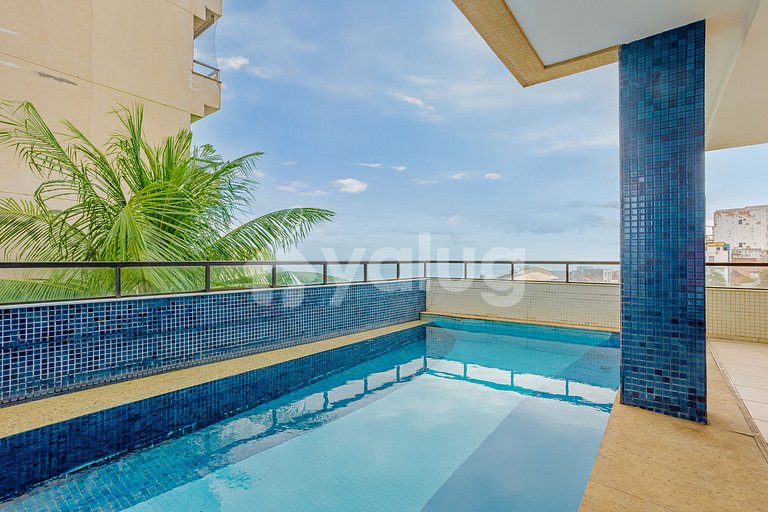 Excelente Duplex Vista-Mar a 200m da Praia - Rio Vermelho