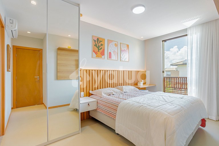 Precioso Village 3 suites a 100 metros de la playa -Ímbassaí
