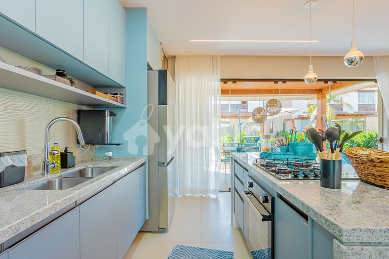 Precioso Village 3 suites a 100 metros de la playa -Ímbassaí