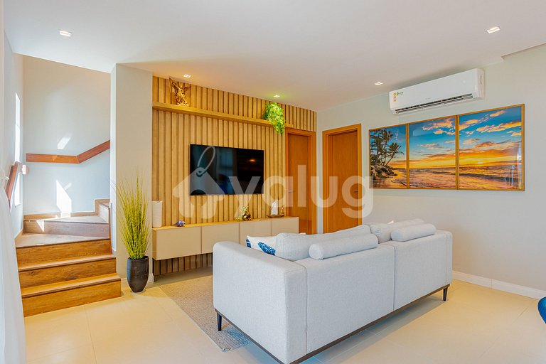 Lindo Village 3 suítes a 100m da praia - Ímbassaí