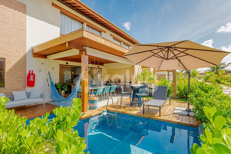 Precioso Village 3 suites a 100 metros de la playa -Ímbassaí