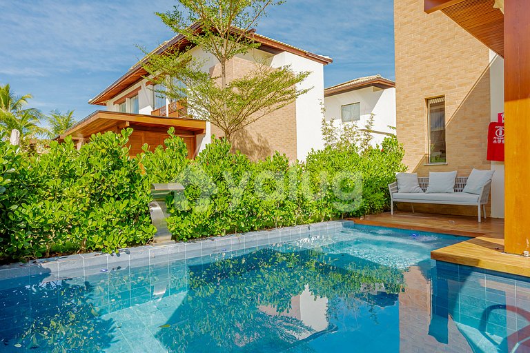 Lindo Village 3 suítes a 100m da praia - Ímbassaí