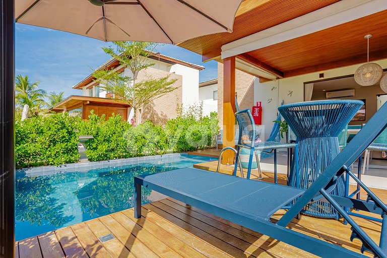 Beautiful 3-suite Village 100m from the beach - Ímbassaí