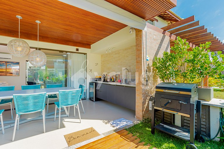 Beautiful 3-suite Village 100m from the beach - Ímbassaí