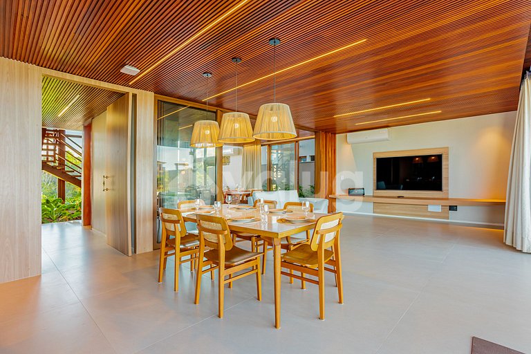 High-Standard House with 7 Suites - Praia do Forte