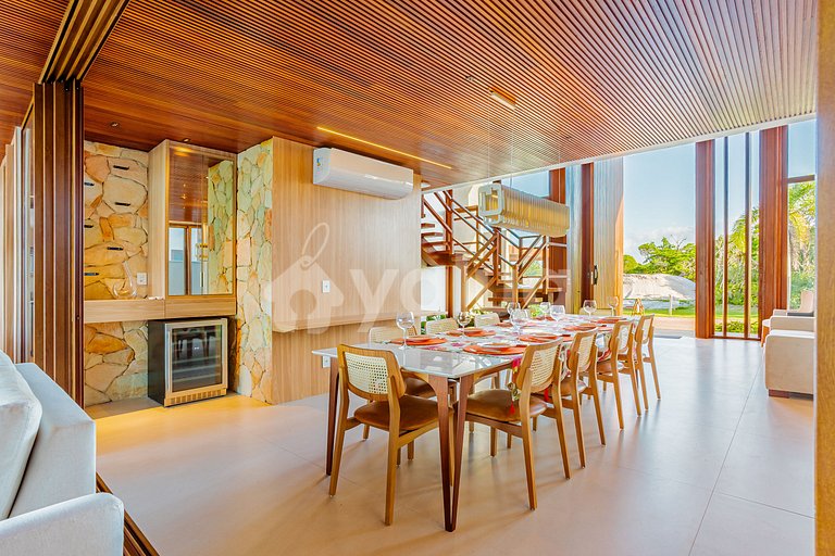 High-Standard House with 7 Suites - Praia do Forte