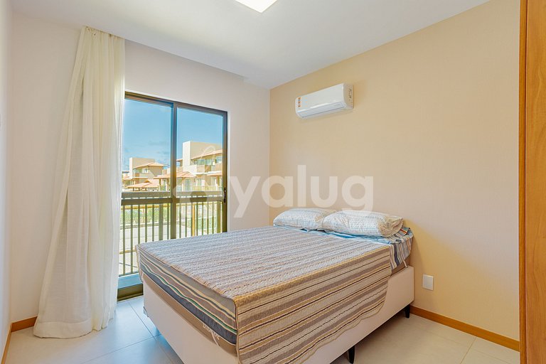 Maravilloso apartamento con 2 suites - Itacimirim