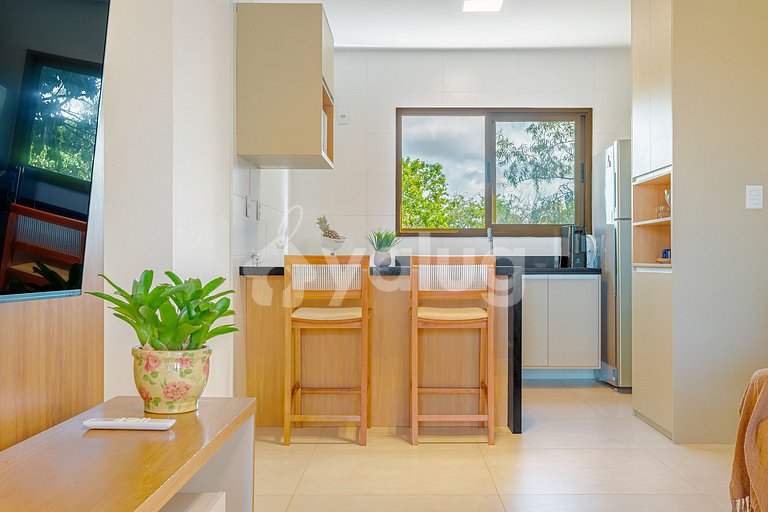 Maravilloso apartamento con 2 suites - Itacimirim