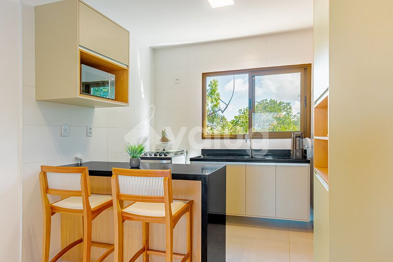 Maravilloso apartamento con 2 suites - Itacimirim