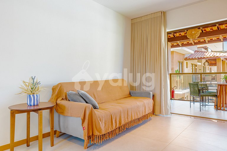 Maravilloso apartamento con 2 suites - Itacimirim