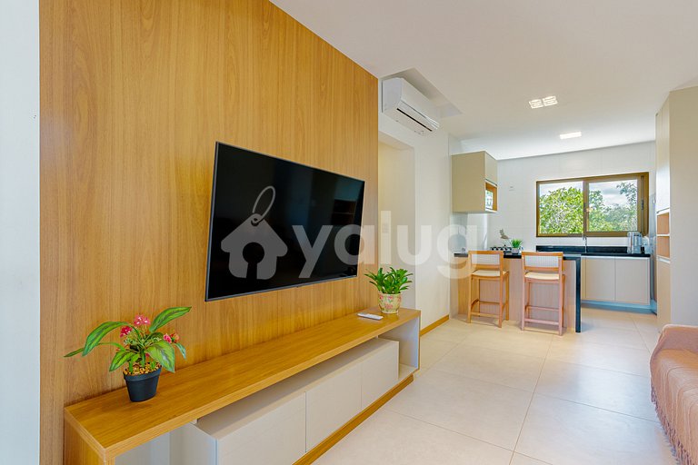 Apê com Hidromassagem e Excelente Vista - Itacimirim