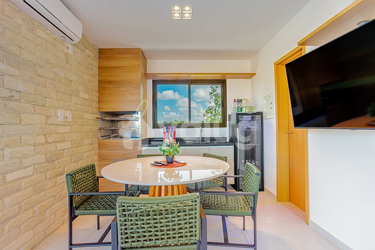 Apartamento con Jacuzzi y Excelente Vista - Itacimirim