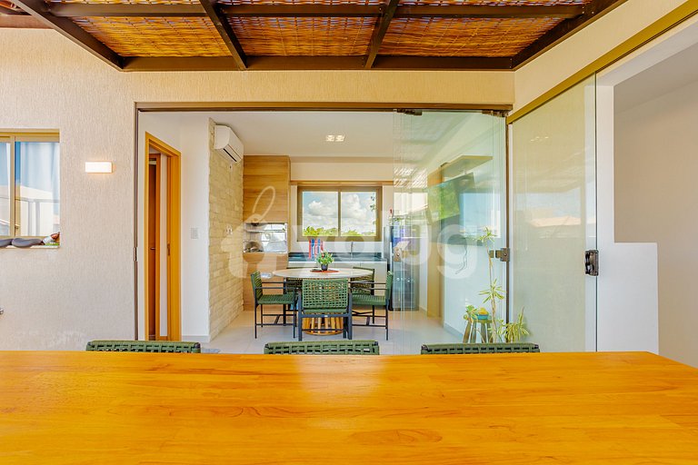 Maravilloso apartamento con 2 suites - Itacimirim