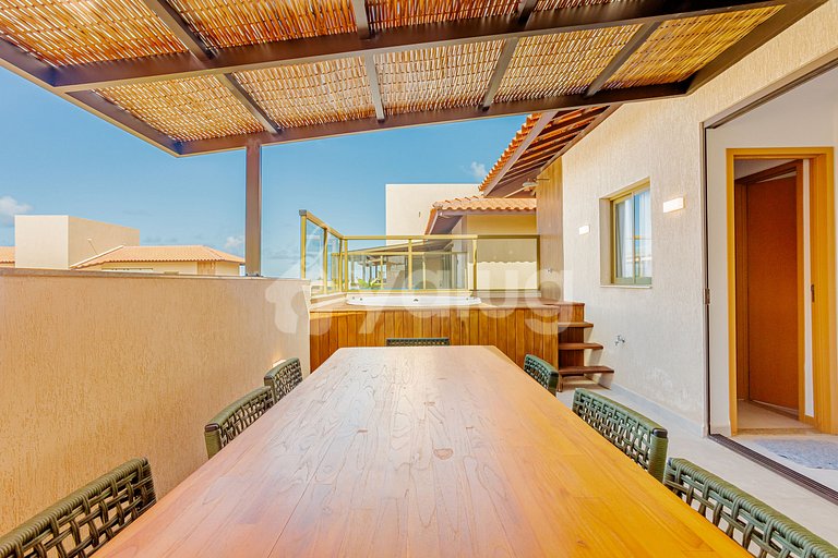 Apartamento con Jacuzzi y Excelente Vista - Itacimirim