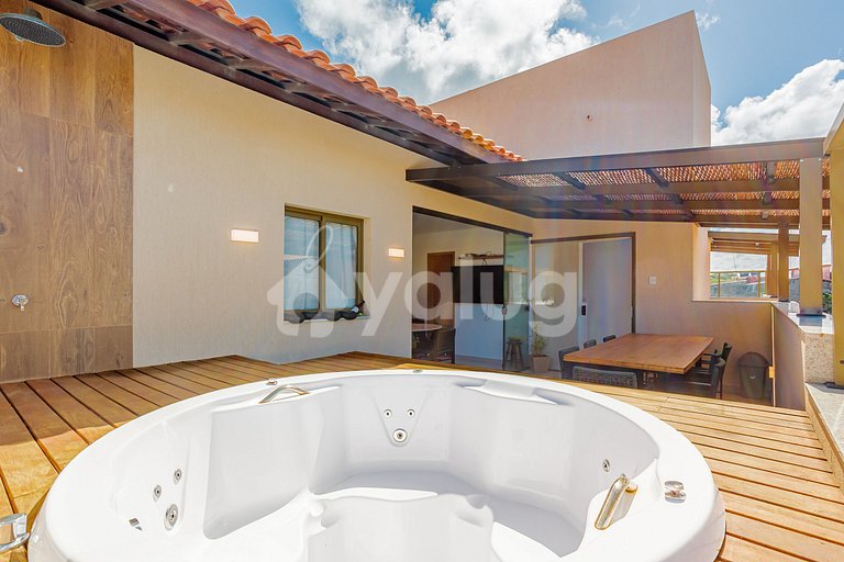 Apartamento con Jacuzzi y Excelente Vista - Itacimirim