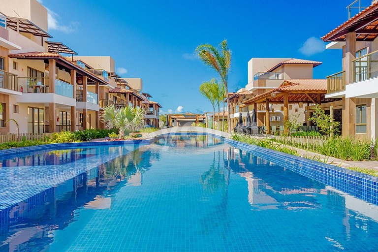 Maravilloso apartamento con 2 suites - Itacimirim