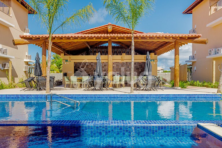 Maravilloso apartamento con 2 suites - Itacimirim