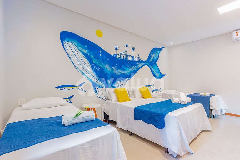 Hermosa casa con 5 suites y piscina en Praia do Forte