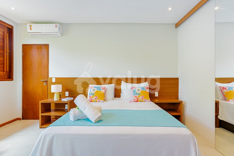Hermosa casa con 5 suites y piscina en Praia do Forte