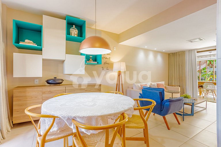 Excelente apartamento a 2 minutos de la playa - Itacimirim