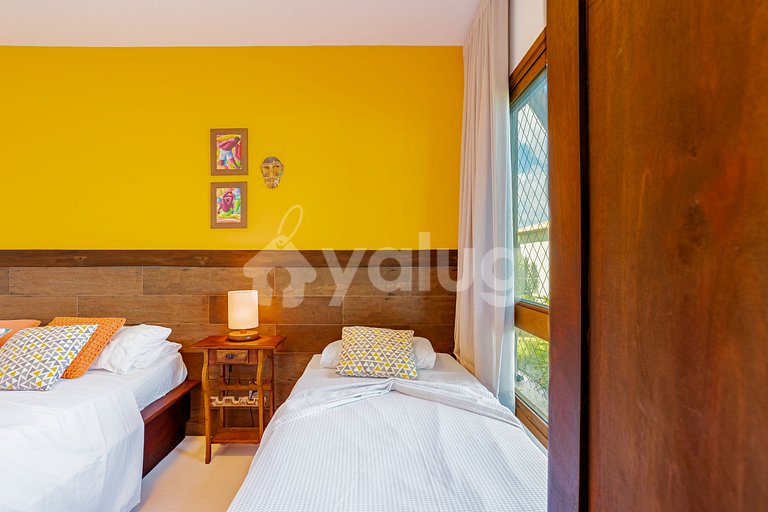 Maravilhoso Apartamento 3 Suítes, Pé Na Areia - Itacimirim