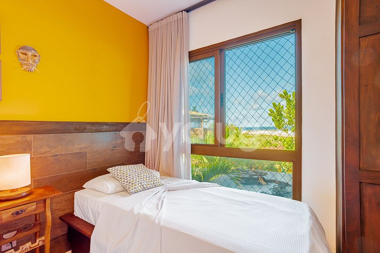 Maravilhoso Apartamento 3 Suítes, Pé Na Areia - Itacimirim