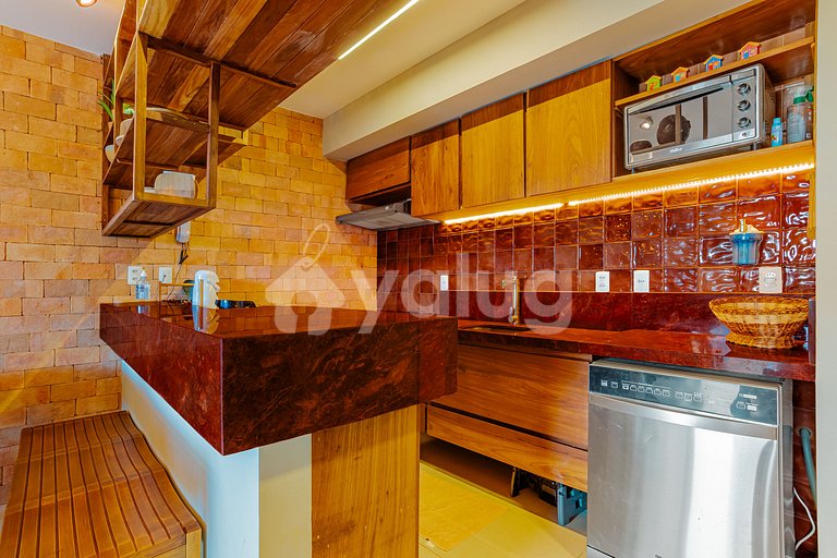 Maravilhoso Apartamento 3 Suítes, Pé Na Areia - Itacimirim