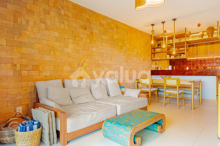 Maravilhoso Apartamento 3 Suítes, Pé Na Areia - Itacimirim