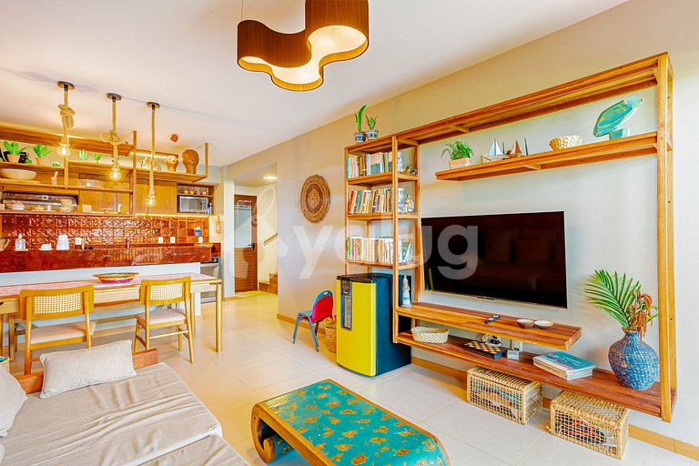 Maravilhoso Apartamento 3 Suítes, Pé Na Areia - Itacimirim