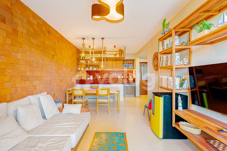 Maravilhoso Apartamento 3 Suítes, Pé Na Areia - Itacimirim