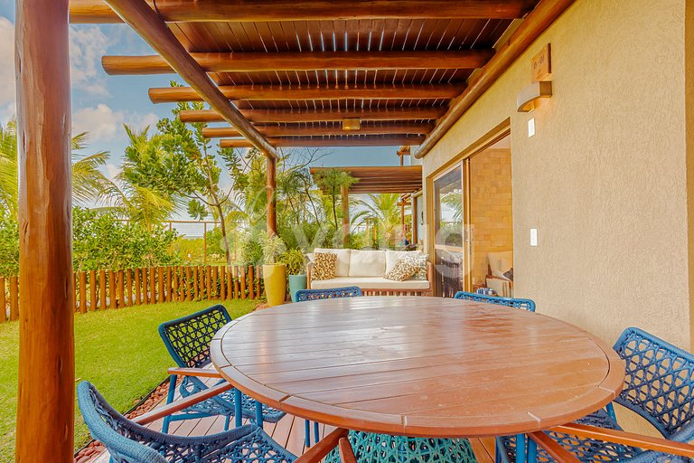 Maravilhoso Apartamento 3 Suítes, Pé Na Areia - Itacimirim