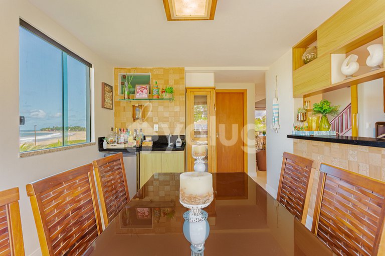 Excellent Beachfront Apartment with 4 Suites - Itacimirim