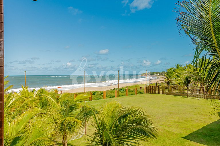 Excelente apartamento frente al mar con 4 suites -Itacimirim