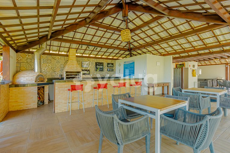 Excelente Apartamento Pé na Areia com 4 Suítes - Itacimirim