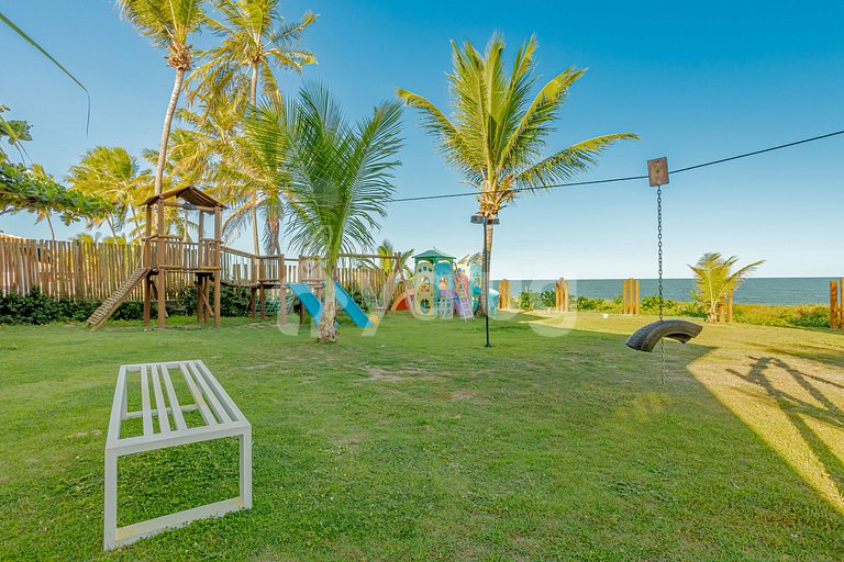 Excelente apartamento frente al mar con 4 suites -Itacimirim